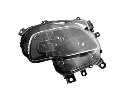 Headlights; Black Housing; Clear Lens (14-18 Jeep Cherokee KL)