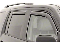 In-Channel Ventvisor Window Deflectors; Front and Rear; Dark Smoke (14-23 Jeep Cherokee KL)