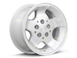 JP08 Silver Machined Wheel; 15x8; 25.4mm Offset (84-01 Jeep Cherokee XJ)