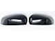 Chrome Delete Mirror Covers; Gloss Black (14-23 Jeep Cherokee KL)