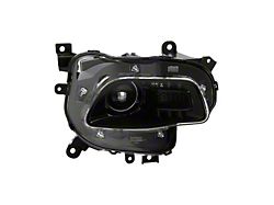 OE Style Halogen Headlight; Black Housing; Clear Lens; Passenger Side (14-18 Jeep Cherokee KL w/ Factory Halogen Headlights)