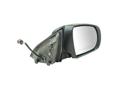 Powered Heated Mirror; Textured Black; Passenger Side (14-18 Jeep Cherokee KL w/o Memory Mirrors)