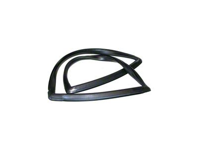 Quarter Window Glass Seal; Driver Side (84-96 Jeep Cherokee XJ 4-Door)