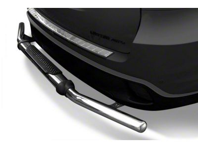 Rear Bumper Guard; Single Tube with Pad; Stainless Steel (14-23 Jeep Cherokee KL, Excluding Trailhawk)