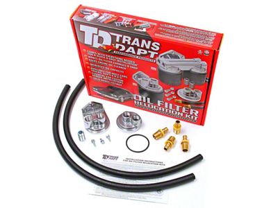 Remote Oil Filter Relocation Kit; 22mm x 1.50 Threads (14-21 2.0L, 2.4L Jeep Cherokee KL)