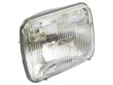 Sealed Beam Headlights; Chrome Housing; Clear Lens (84-01 Jeep Cherokee XJ)