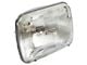 Sealed Beam Headlights; Chrome Housing; Clear Lens (84-01 Jeep Cherokee XJ)