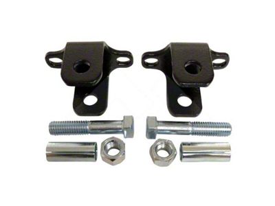 Shock Bar Pin Eliminator Kit; Front Lower (84-01 Jeep Cherokee XJ)