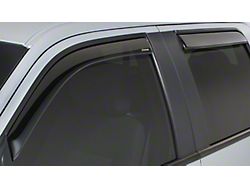 Snap-Inz In-Channel Sidewind Deflectors; Front and Rear; Smoke (14-23 Jeep Cherokee KL)