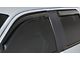 Snap-Inz In-Channel Sidewind Deflectors; Front and Rear; Smoke (14-23 Jeep Cherokee KL)