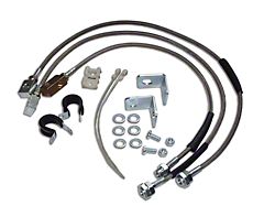 Stainless Steel Brake Hose Kit for 0 to 6-Inch Lift (84-01 Jeep Cherokee XJ)