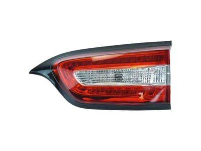 Tail Light; Black Housing; Red Clear Lens; Passenger Side (14-18 Jeep Cherokee KL)