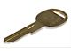 Vehicle Key; Blank (84-90 Jeep Cherokee XJ)