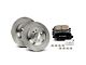Vented Brake Rotor and Pad Kit; Rear (14-23 Jeep Cherokee KL w/ Dual Piston Front Calipers)
