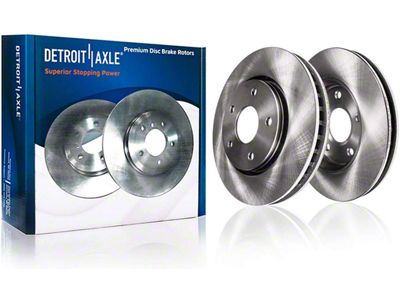 Vented Rotors; Front Pair (90-98 Jeep Cherokee XJ; 1999 Jeep Cherokee XJ w/ 3-1/4-Inch Composite Rotors)