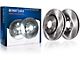 Vented Rotors; Front Pair (1999 Jeep Cherokee XJ w/ 3-Inch Cast Rotors; 00-01 Jeep Cherokee XJ)