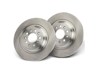 Vented Rotors; Rear Pair (14-23 Jeep Cherokee KL w/ Dual Piston Front Calipers)