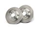 Vented Rotors; Rear Pair (14-23 Jeep Cherokee KL w/ Dual Piston Front Calipers)