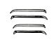 Ventshade Window Deflectors; Stainless Steel (84-96 Jeep Cherokee XJ 4-Door)