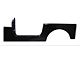 Left Side Quarter Panel; Black Unpainted (76-86 Jeep CJ7)