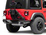 DV8 Offroad Rear Bumper with Swing Away Tire Carrier (18-24 Jeep Wrangler JL)