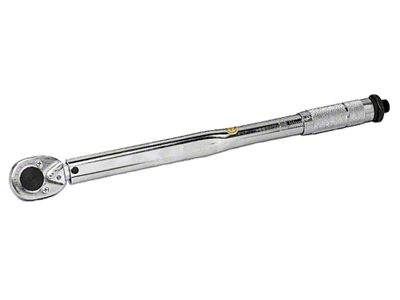 1/2-Inch Drive Adjustable Click Torque Wrench; 10 to 150 ft-lb.