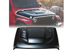 10th Anniversary Style Hood; Unpainted (20-25 Jeep Gladiator JT)