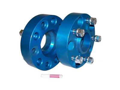 1.50-Inch Wheel Spacers; Black (20-24 Jeep Gladiator JT)