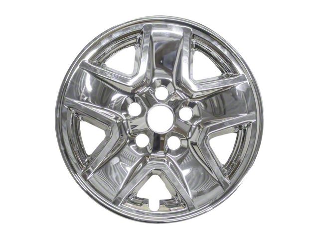 17-Inch Impostor 5-Spoke Wheel Covers; Chrome (20-24 Jeep Gladiator JT Sport S)