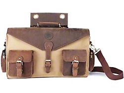 18-Inch Grab and Go Messenger Bag; Tan (20-24 Jeep Gladiator JT)