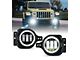 4-Inch III Series Halo LED Fog Lights; White (20-24 Jeep Gladiator JT)