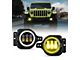 4-Inch III Series Halo LED Fog Lights; Yellow (20-24 Jeep Gladiator JT)