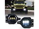 4-Inch III Series LED Fog Lights; White (20-24 Jeep Gladiator JT)
