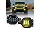 4-Inch III Series LED Fog Lights; Yellow (20-24 Jeep Gladiator JT)