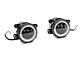 4-Inch LED Fog Lights with RGB Angel Eye Halo (20-24 Jeep Gladiator JT)