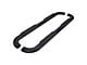 4-Inch Oval Bent Nerf Side Step Bars; Titanium Black (20-24 Jeep Gladiator JT)