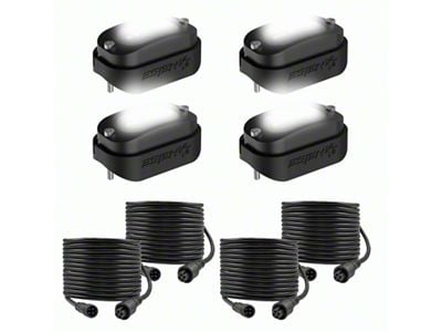 4-Piece Wide Angle RGBW Rock Lights (Universal; Some Adaptation May Be Required)