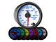 45 PSI Boost/Vacuum Gauge; White 7 Color (Universal; Some Adaptation May Be Required)