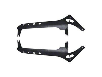 50-Inch Straight Light Bar Roof Mounting Brackets (20-24 Jeep Gladiator JT, Excluding Mojave)