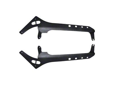 52-Inch Straight Light Bar Roof Mounting Brackets (20-24 Jeep Gladiator JT, Excluding Mojave)