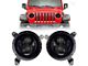 7-Inch Gen I Round LED Projector Headlights; Black Housing; Clear Lens (20-24 Jeep Gladiator JT)