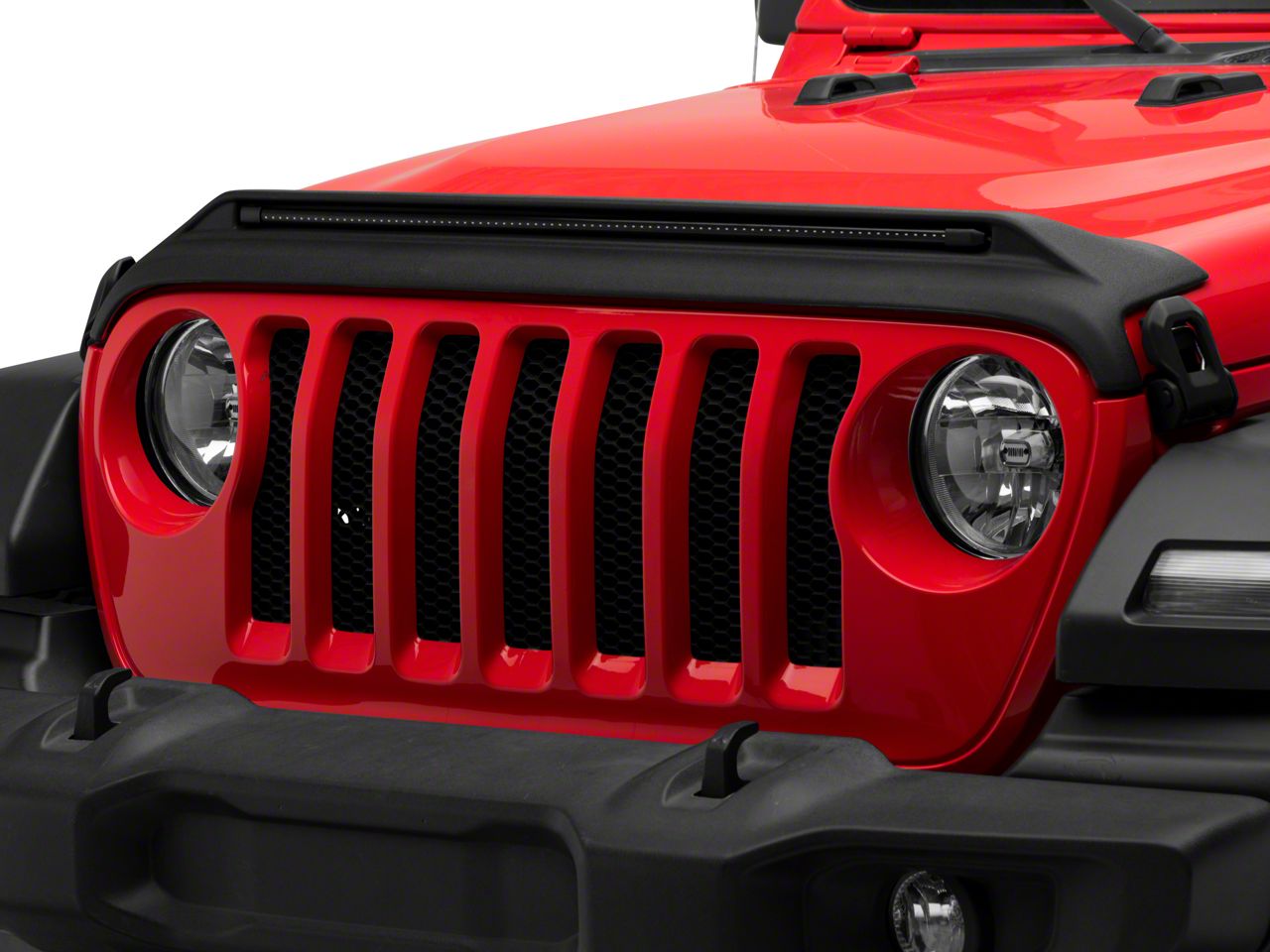 Jeep Gladiator Aeroskin LightShield Pro Hood Protector; Black (20-24 ...