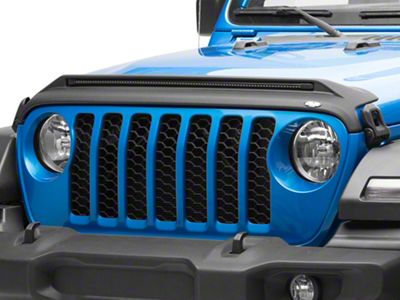 Aeroskin LightShield Pro Hood Protector; Black (20-24 Jeep Gladiator JT)