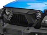 G3 Angry Series Grille with Turn Signals; Matte Black (20-25 Jeep Gladiator JT)