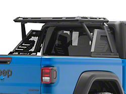 Armour II Roll Bar with Basket; Black (20-24 Jeep Gladiator JT)