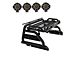 Atlas Roll Bar with 7-Inch Black Round LED Lights; Black (20-24 Jeep Gladiator JT)