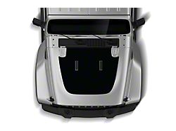 Blackout Hood Graphic; Matte Black (20-25 Jeep Gladiator JT, Excluding Mojave)