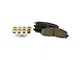 Ceramic Brake Pads; Front Pair (20-24 Jeep Gladiator JT)