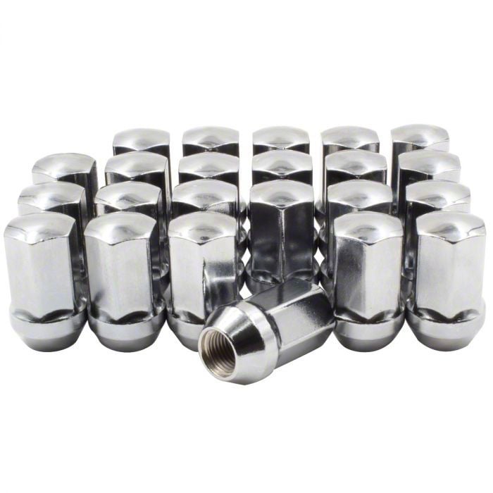 Jeep Gladiator Chrome Factory Style Lug Nut Kit; 14mm x 1.5; Set of 23 ...