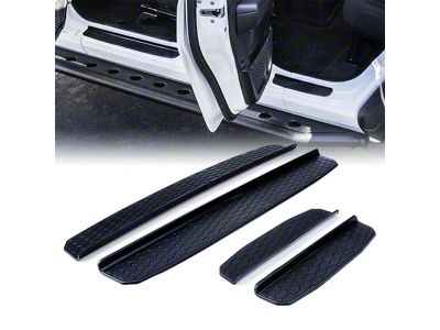 Door Sill Guards; Black (20-24 Jeep Gladiator JT)